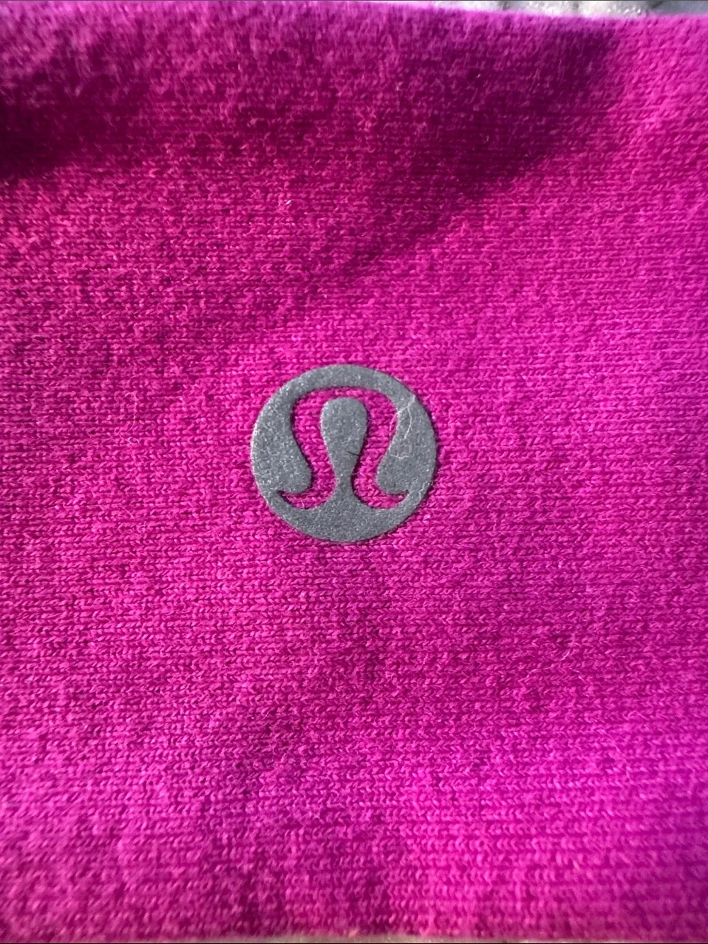 lululemon athletica Women’s Magenta Stretch Headband with Reflective Logo